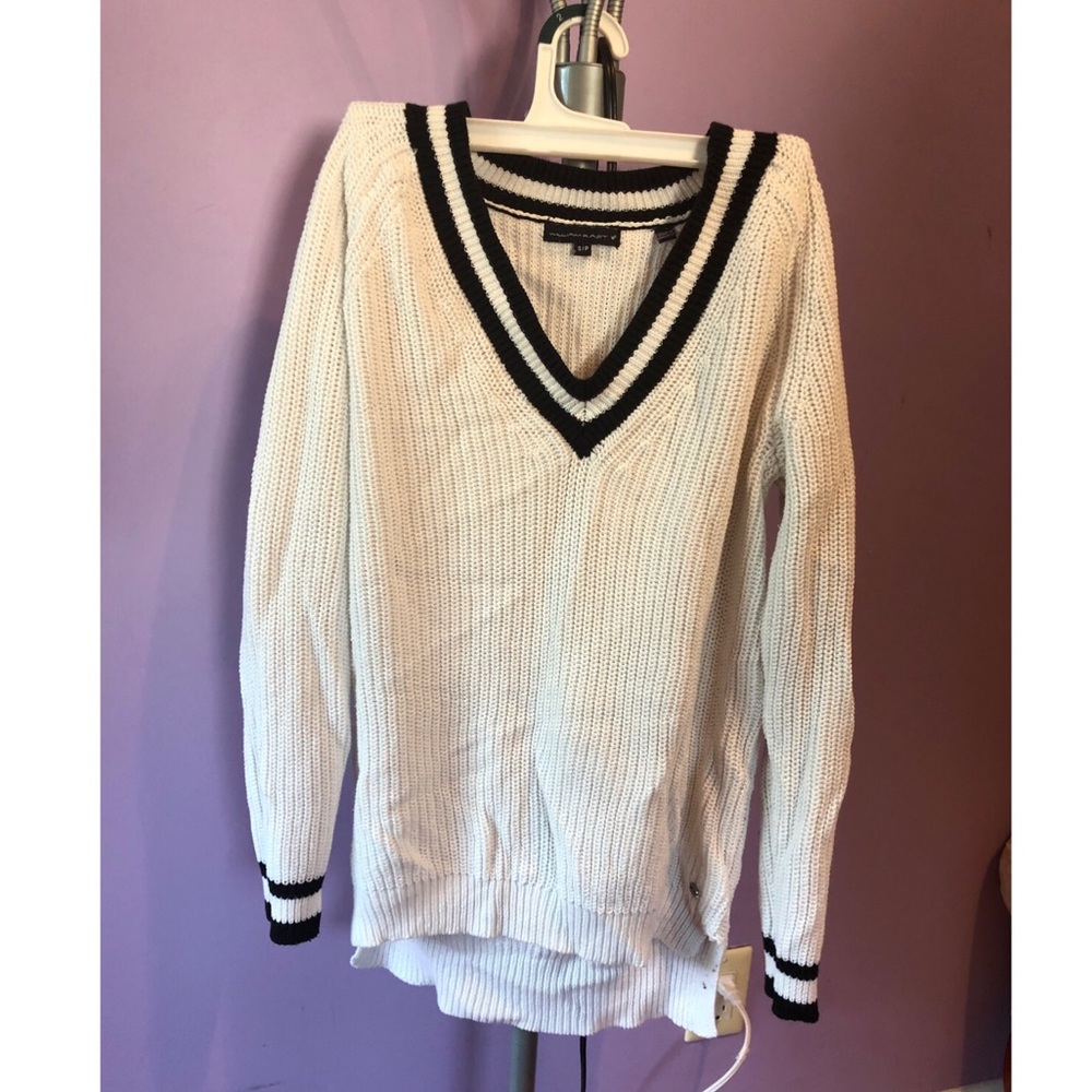 V-neck Prep Sweater